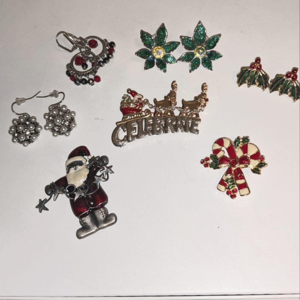 Ladies Christmas Jewelry Set